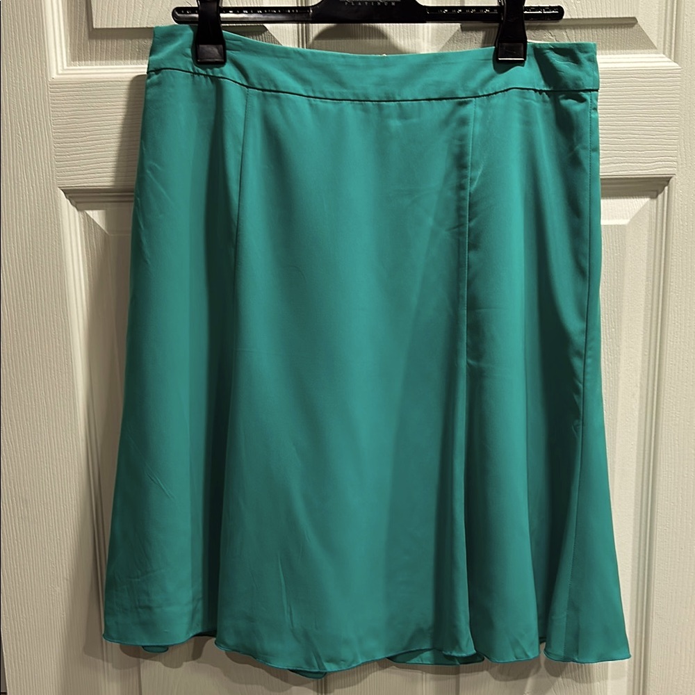 NWT Banana Republic Green A-Line Skirt